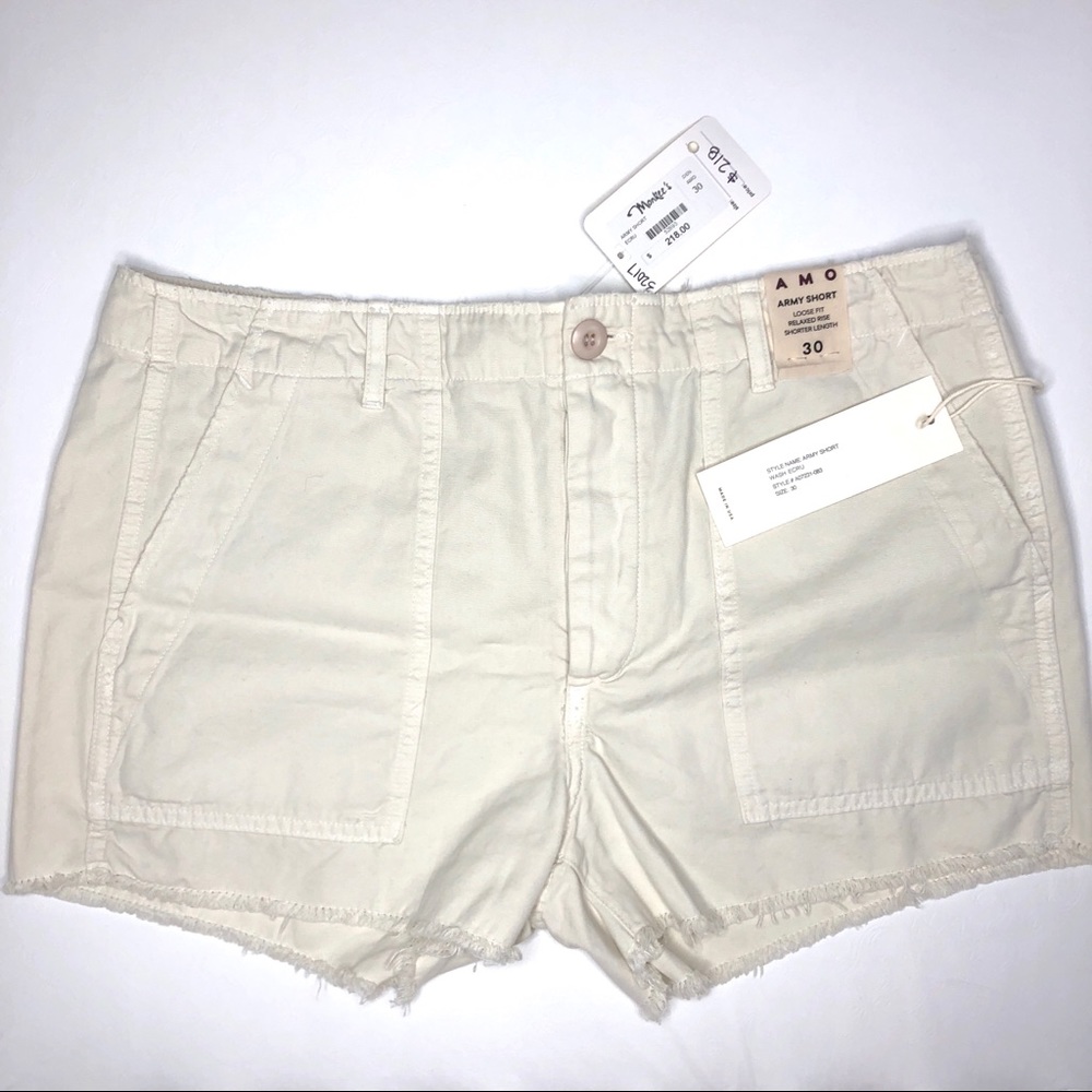 AMO shorts - NWT - off white